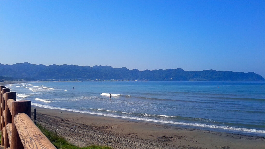 約2キロ続く岩井海岸