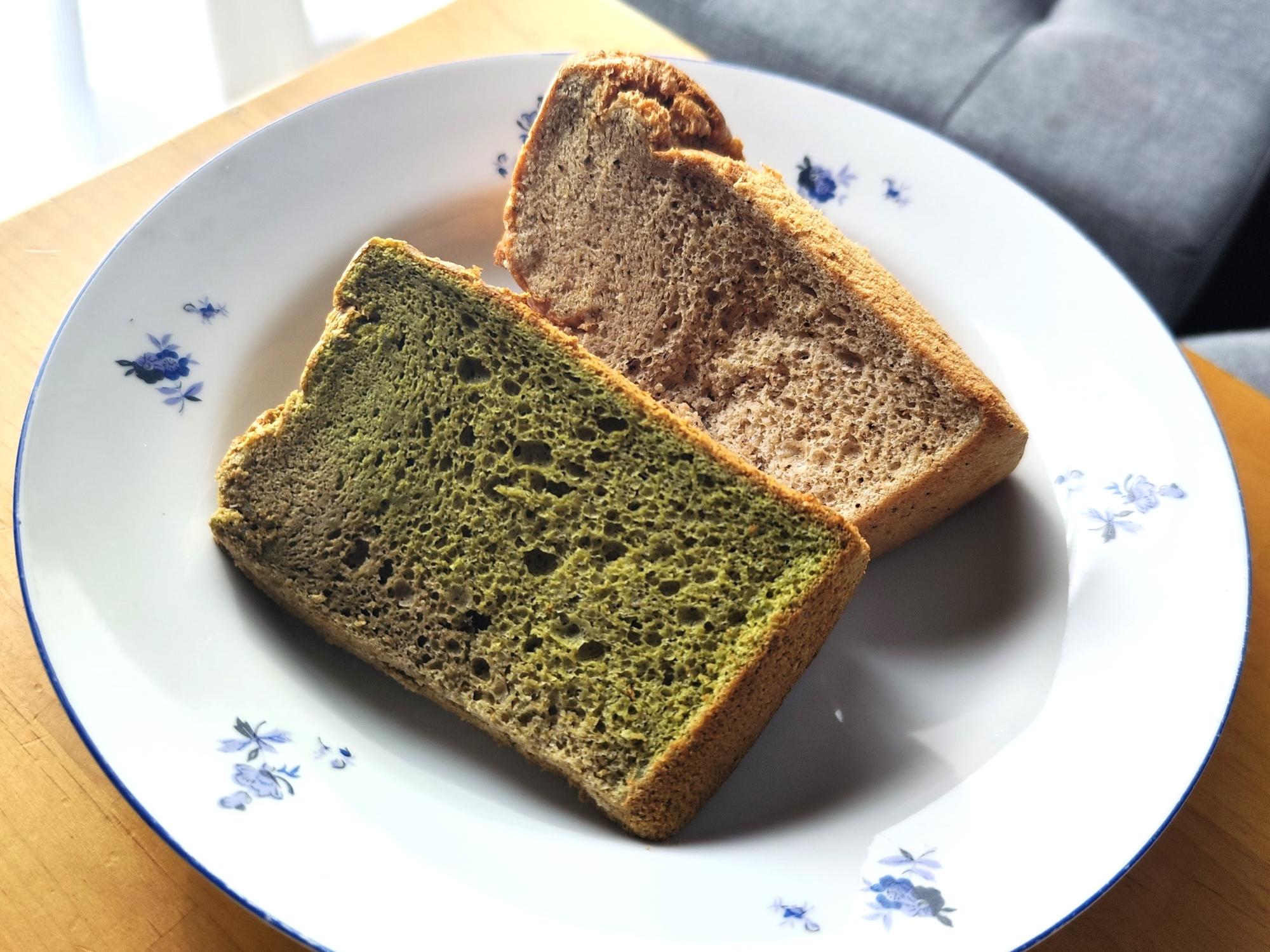 抹茶(左)とアールグレイ(右)