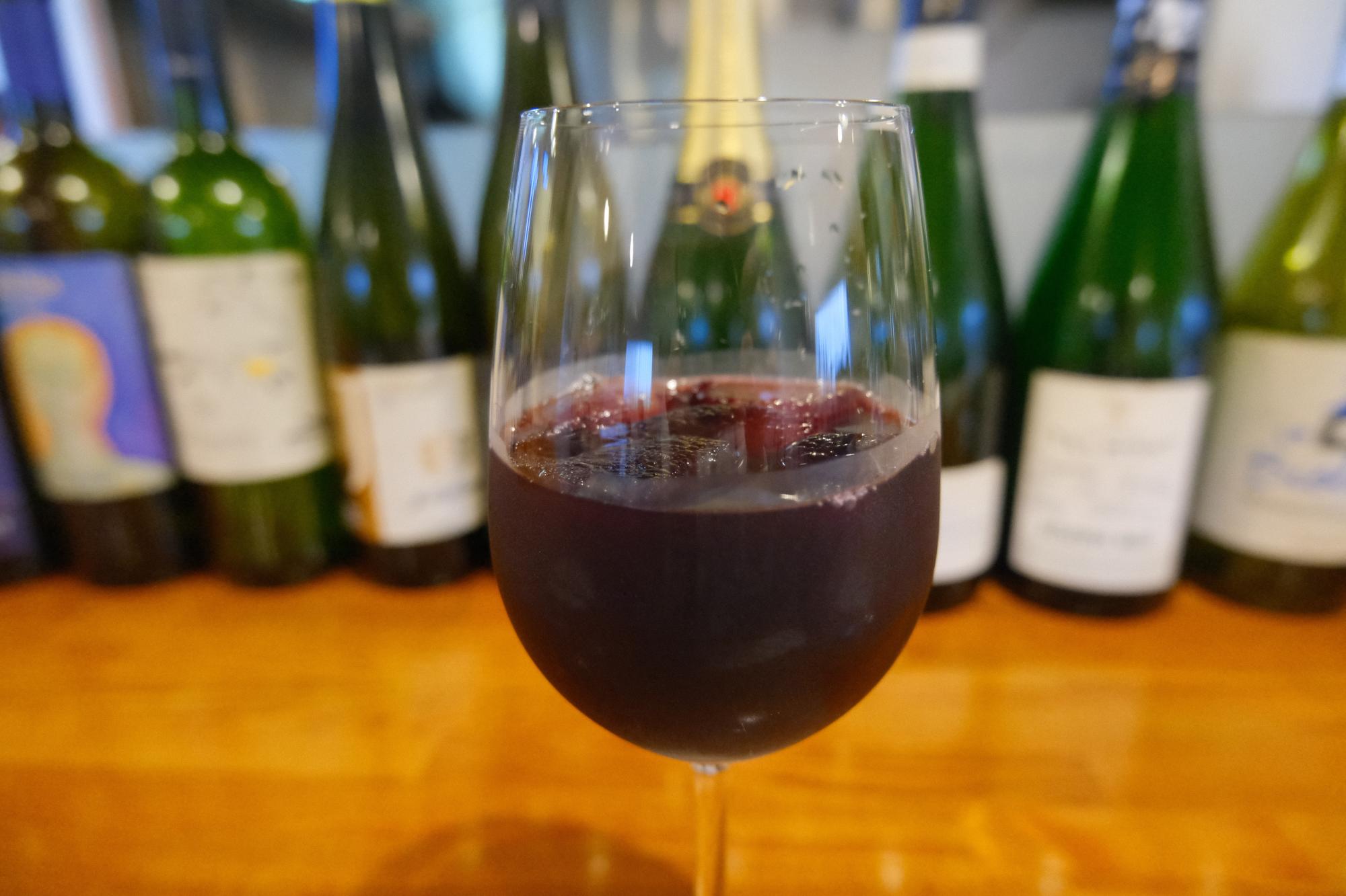 「Traubenmost」赤　グラス600円(税込)