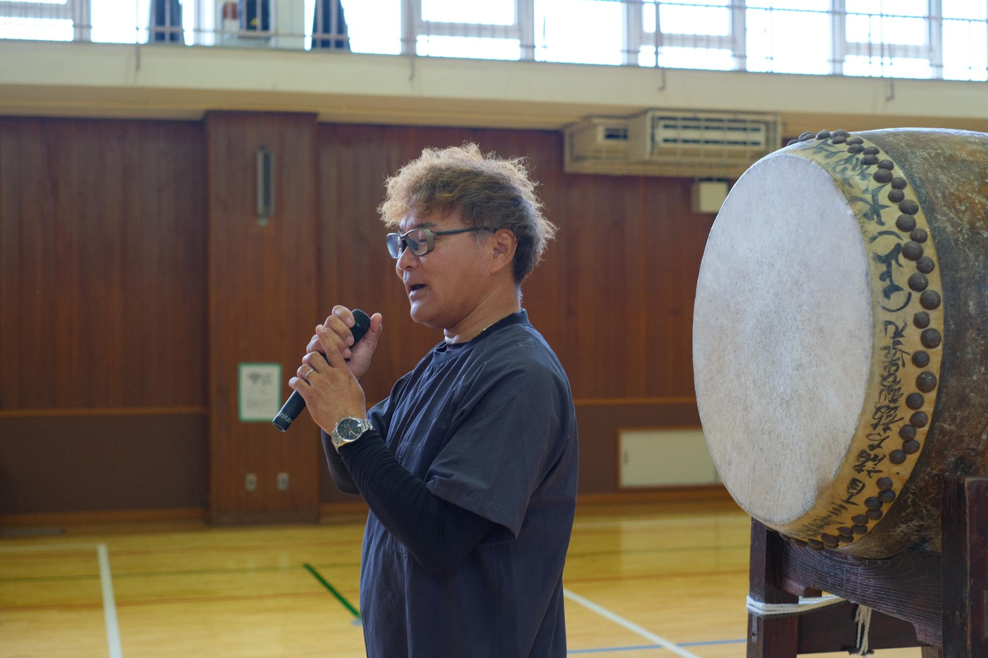 淡輪盆踊り保存会 会長 北風 克幸さん