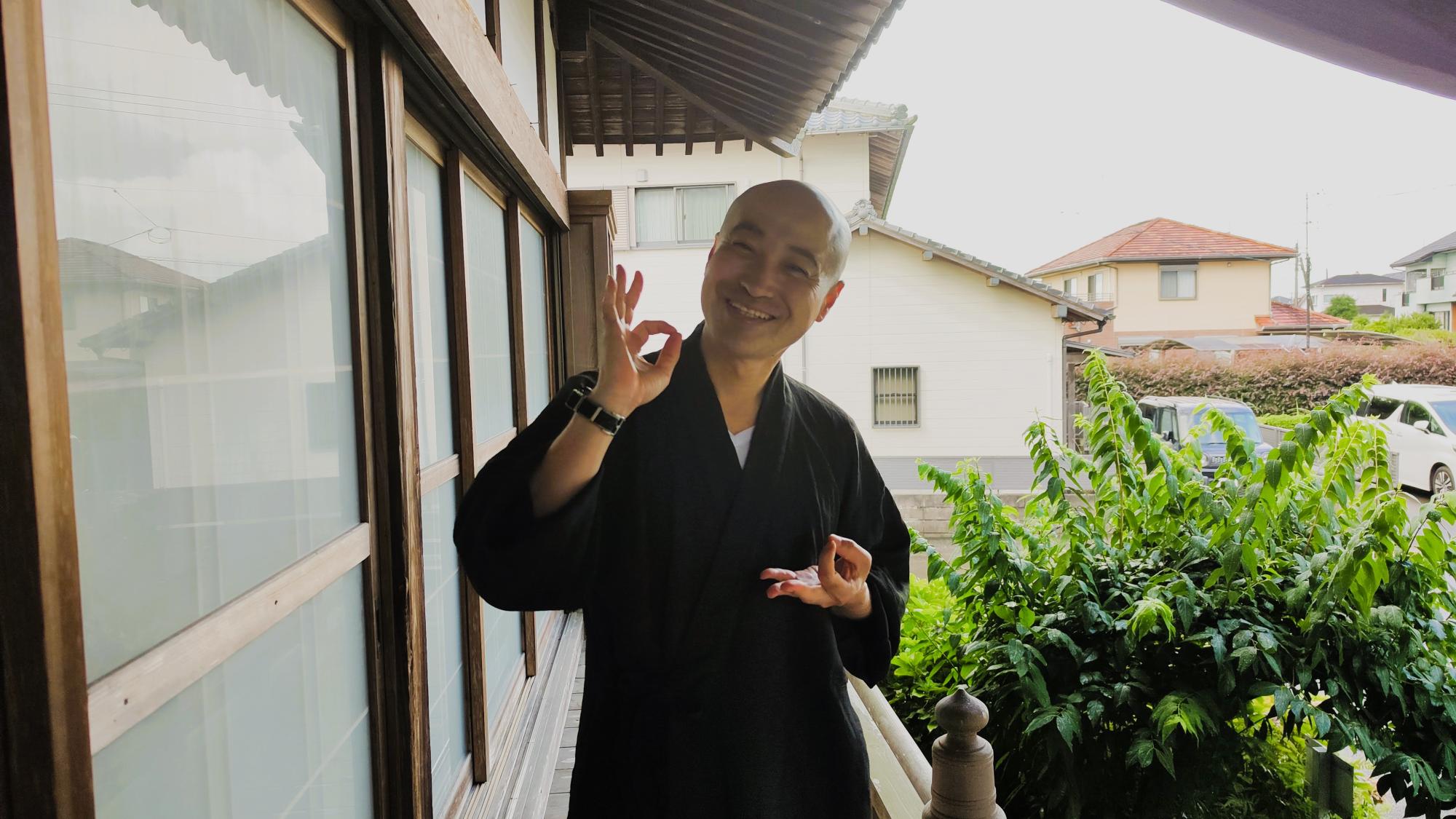 萬福寺住職の永井義寛さん
