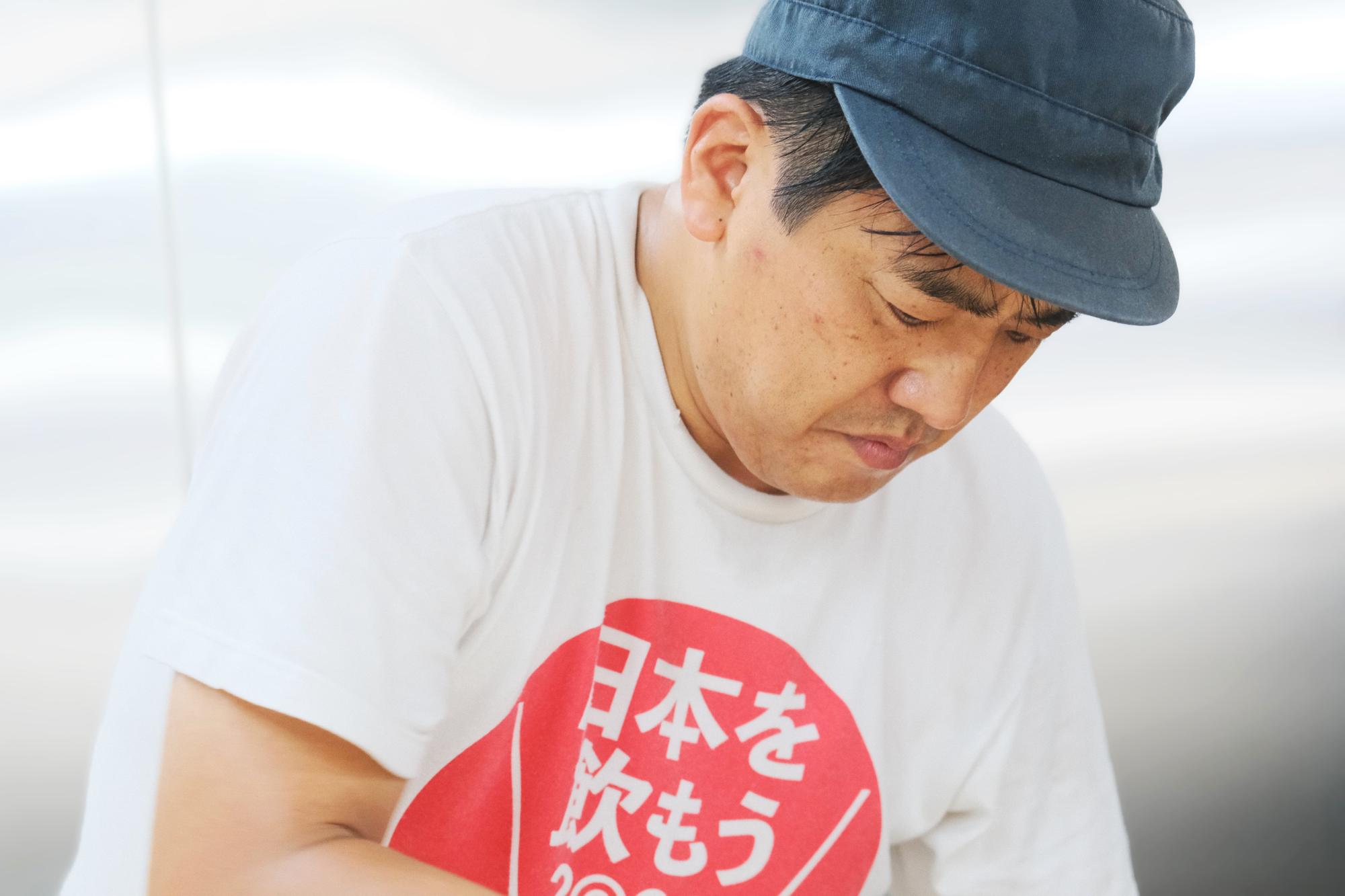4 代目蔵主の兄・北庄司 宗之さんは、5年前に合流し、営業担当としてもご活躍中です