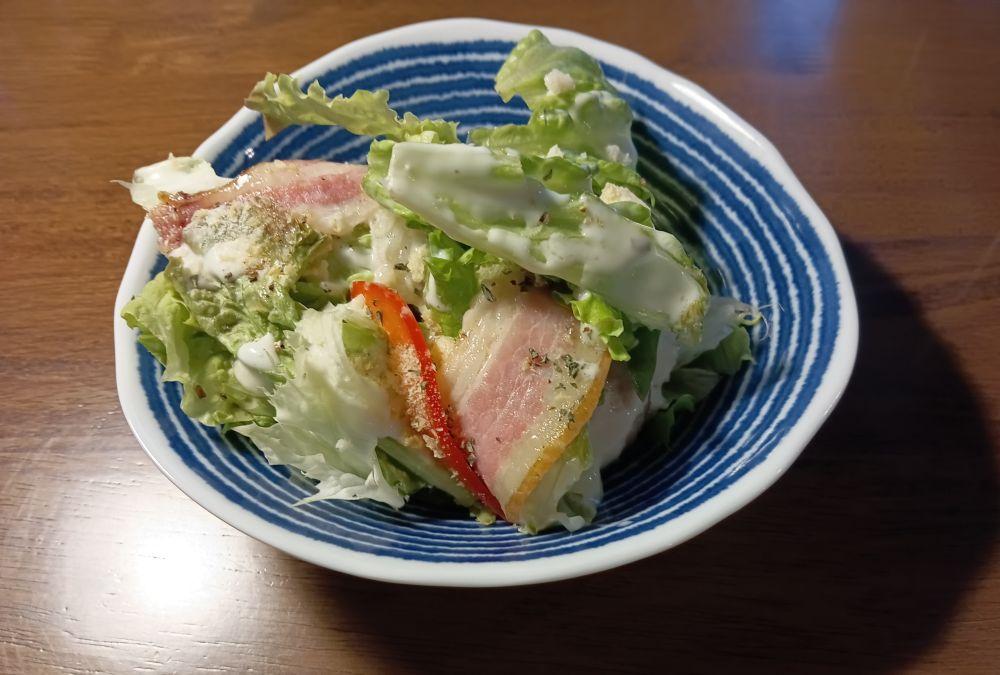 写真を撮る前に取り分けてしまいました