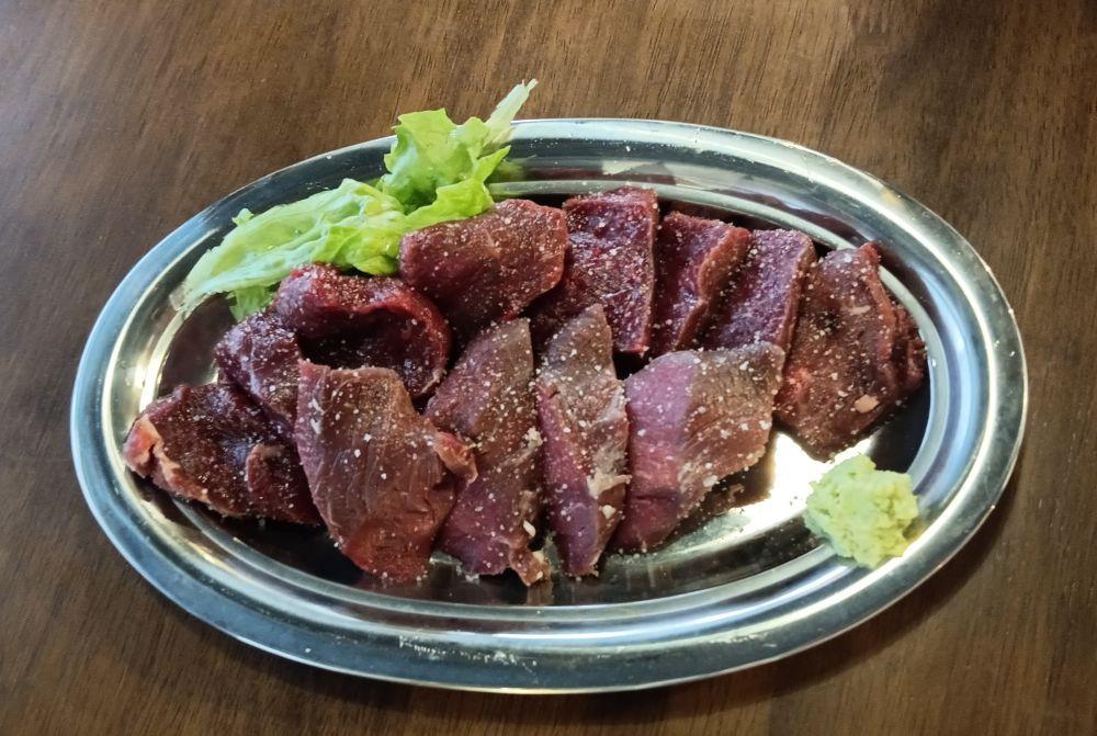 蝦夷鹿盛り合わせ