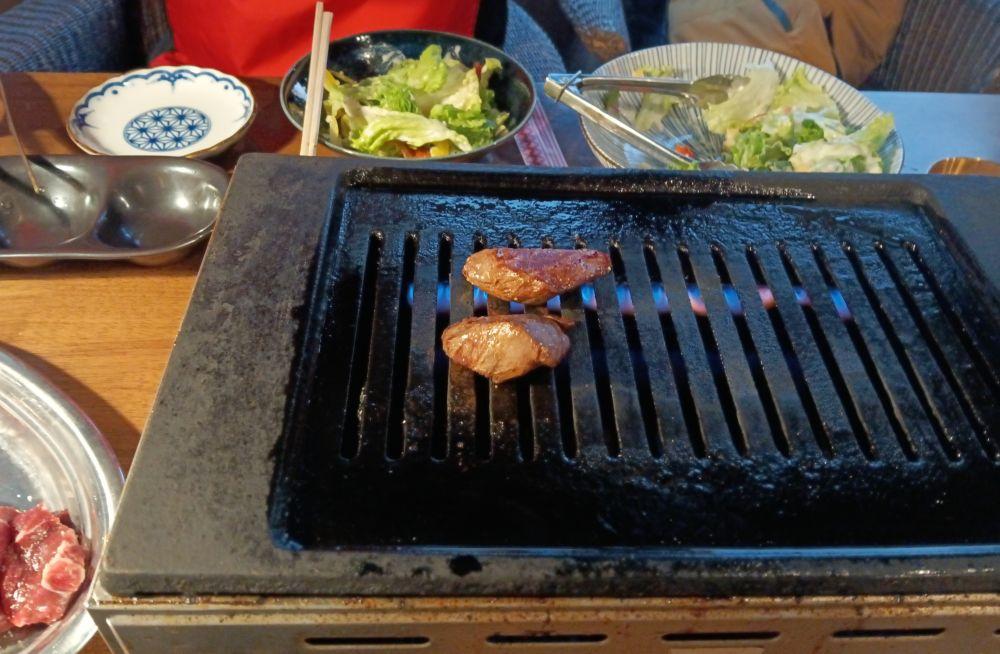 1枚ずつじっくり焼くことにしました