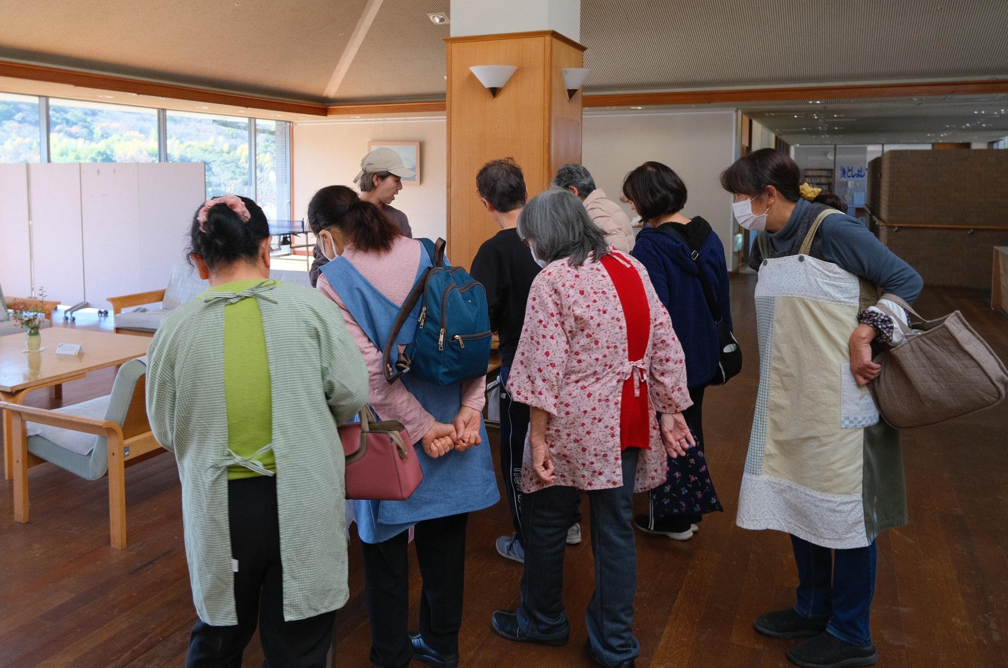 岬町健康ふれあいセンターピアッツァ5での出店時の様子 (撮影日2025年12月18日)