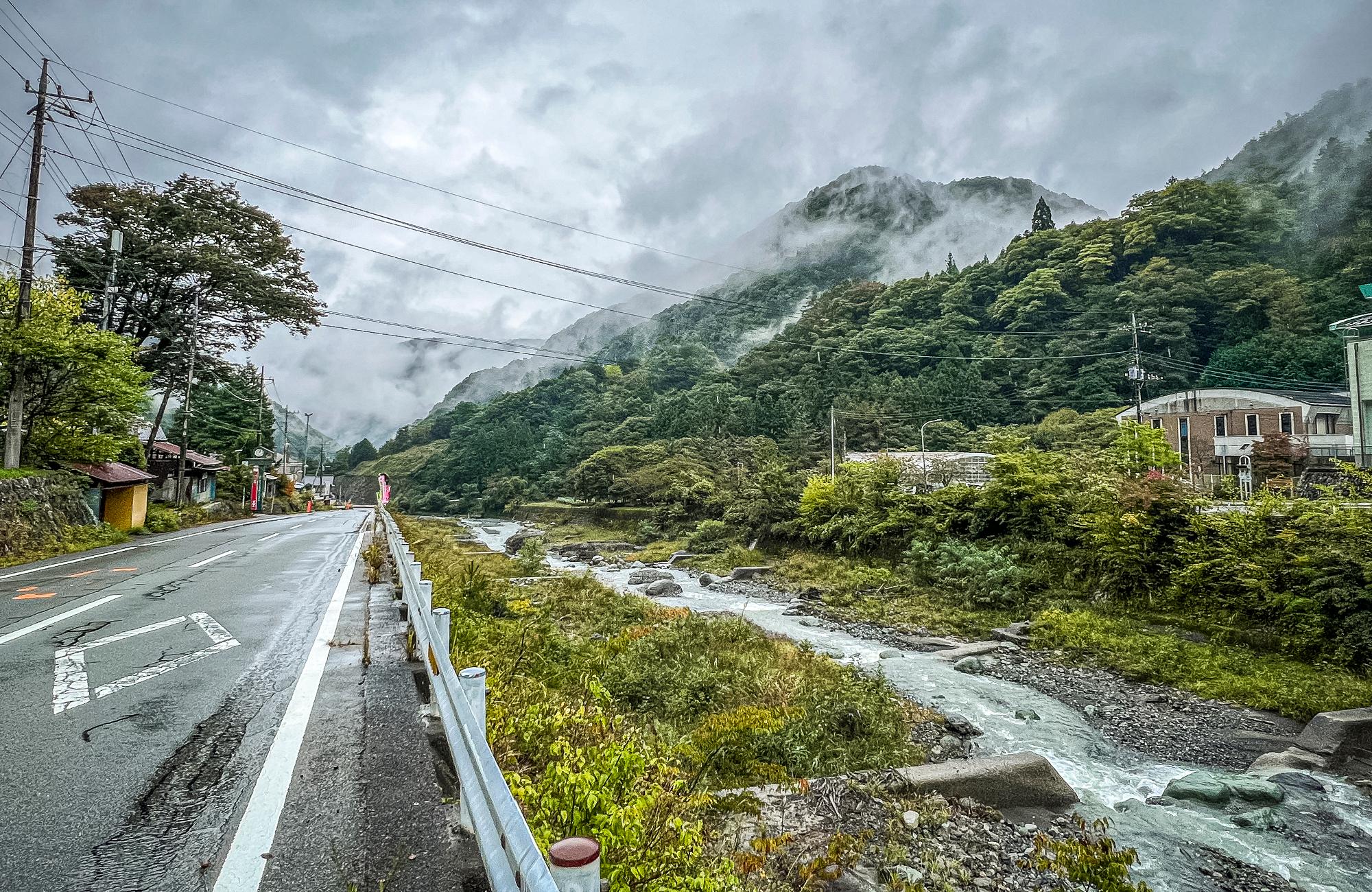 御勅使川と県道20号