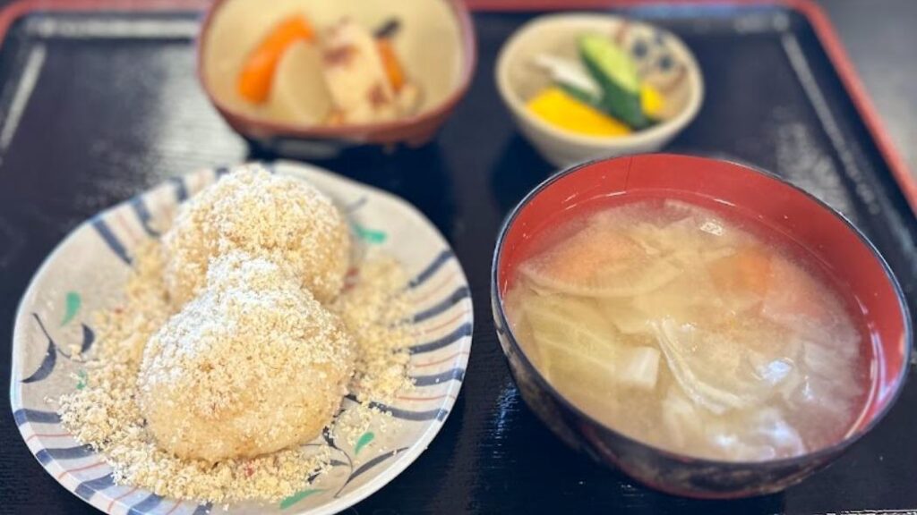 【長野県東御市】おはぎが主食に？くるみおはぎ定食