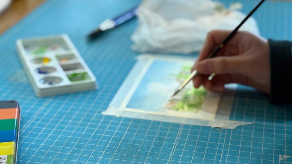 信州美術館めぐり 静寂と没入感を楽しむ大人の水彩入門体験(11/30開催)【長野・東御市】