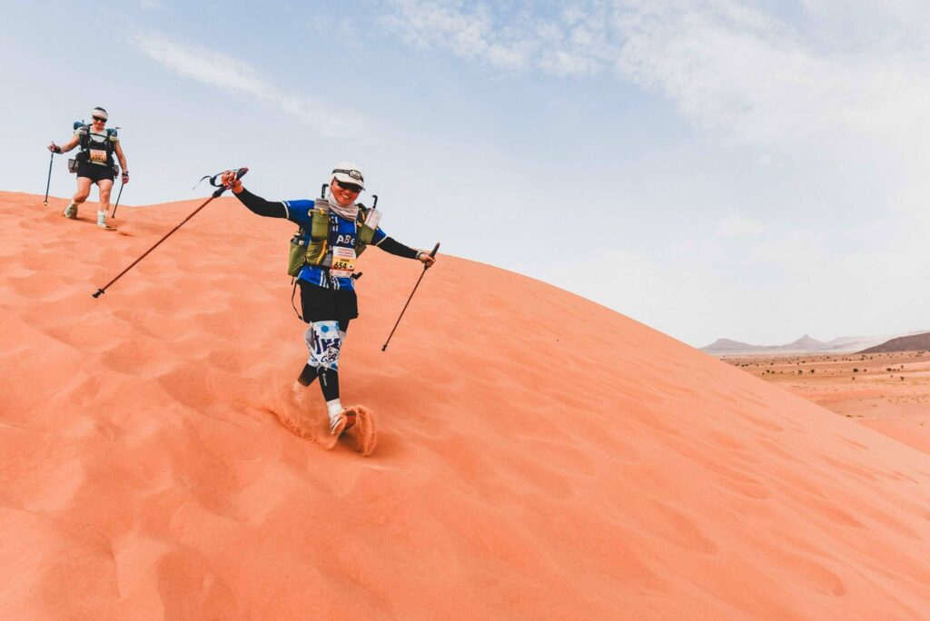 2025年サハラマラソン出場者日本人女性最年少の佐々木朱珠さん　写真提供：報告会主催者