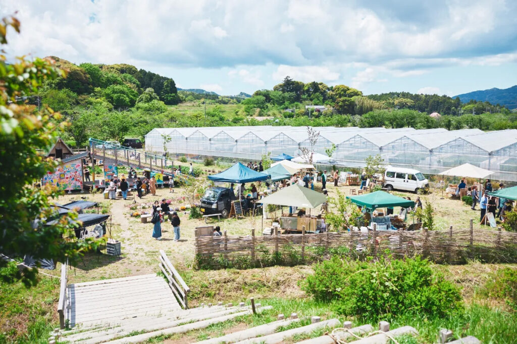 前回開かれたマルシェの様子　写真提供：Soil to Soul FARM PARK