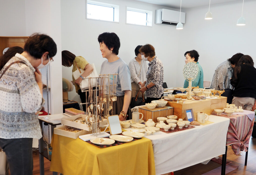 前回の陶菓舎Handmadeマルシェの様子