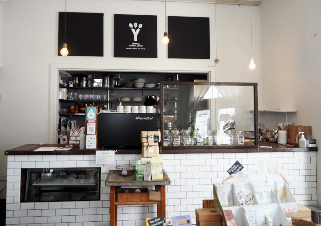TRAYCLE MARKET&COFFEEはおからマフィンが人気