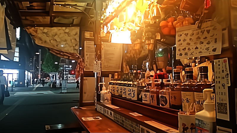 博多 屋台バーえびちゃんの店内