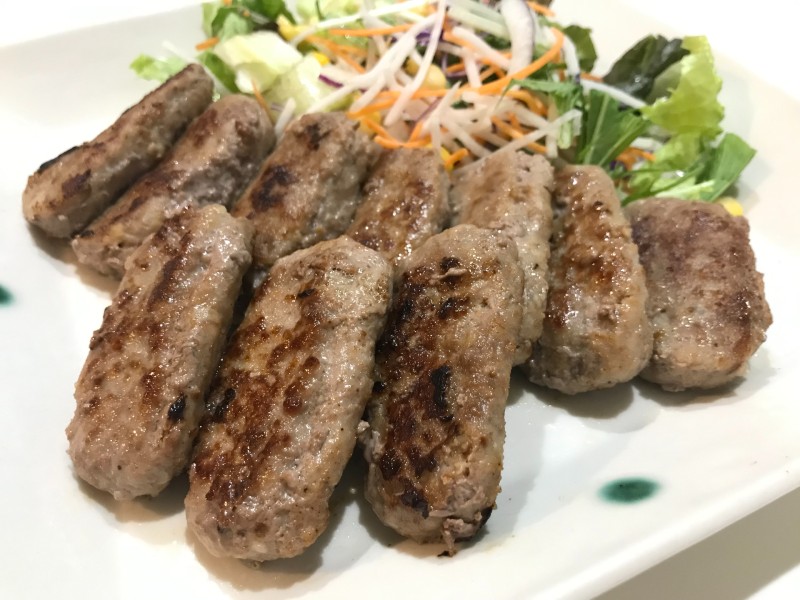 肉直 百道店のハンバーグ
